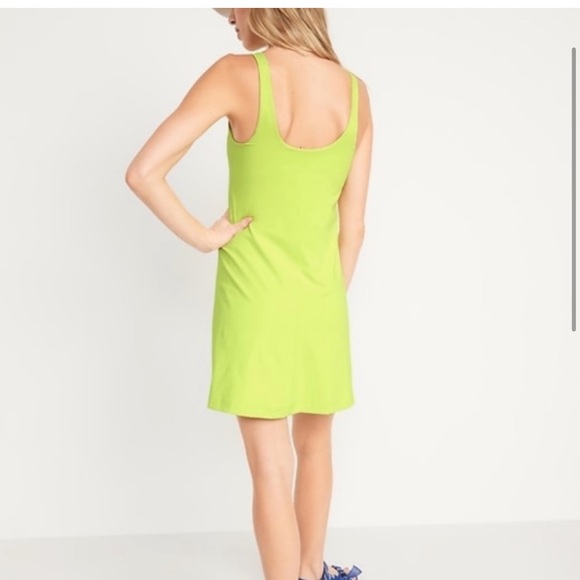 Old Navy Power-soft Neon Green Workout Dress Size S - Picture 3 of 5